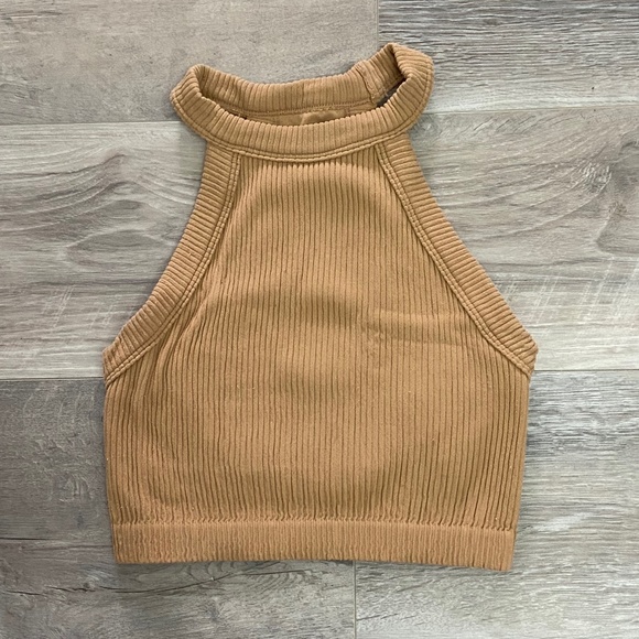 NEW Aerie Superchill High Neck Bra Top - Picture 5 of 8